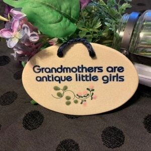 Mountain Meadows Pottery Tile Hanging Decor